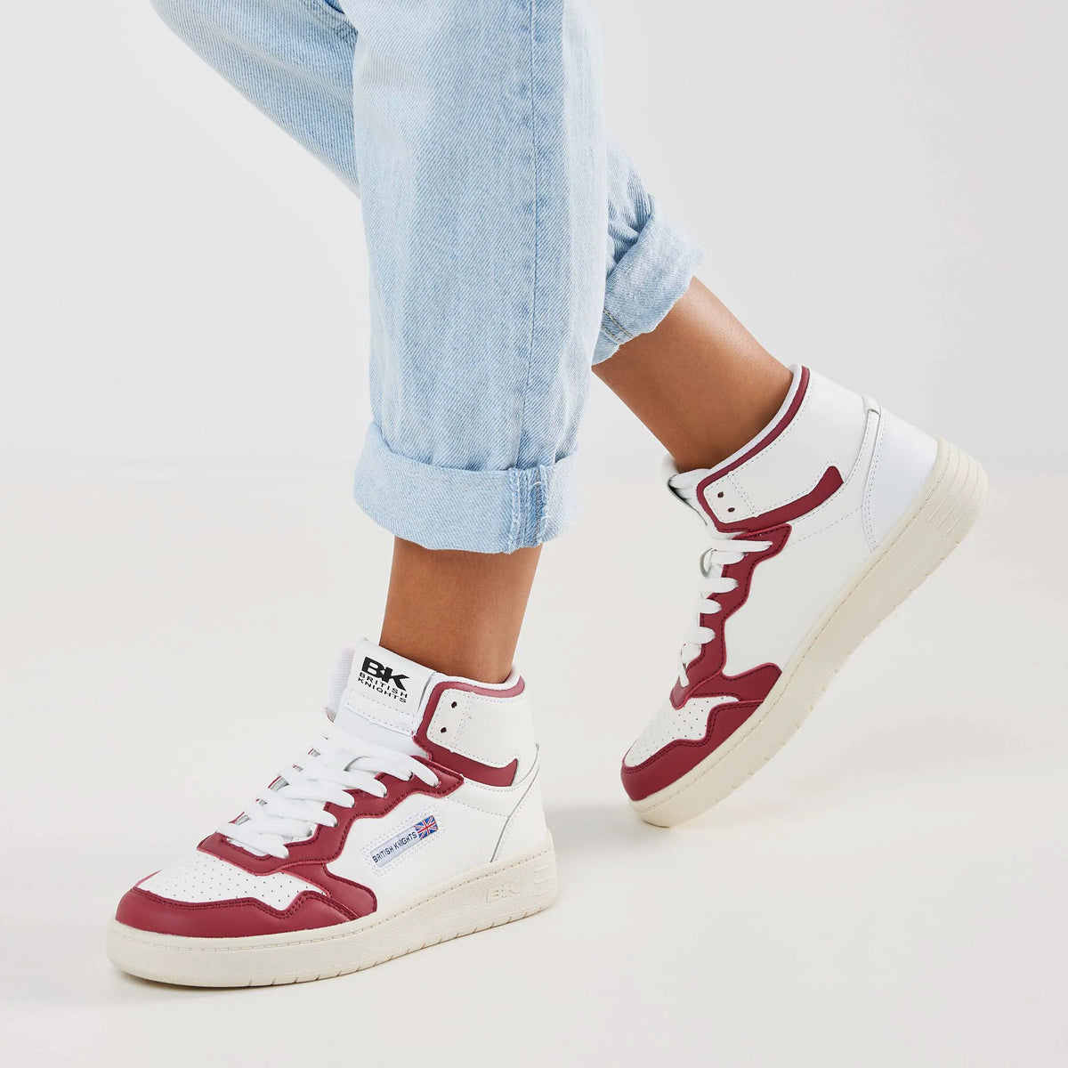 White/Warm Red