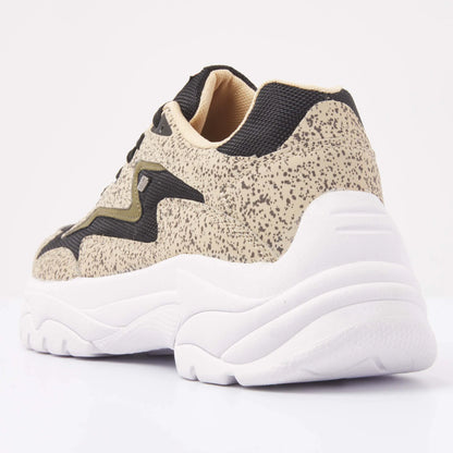 Beige Cheetah/Black