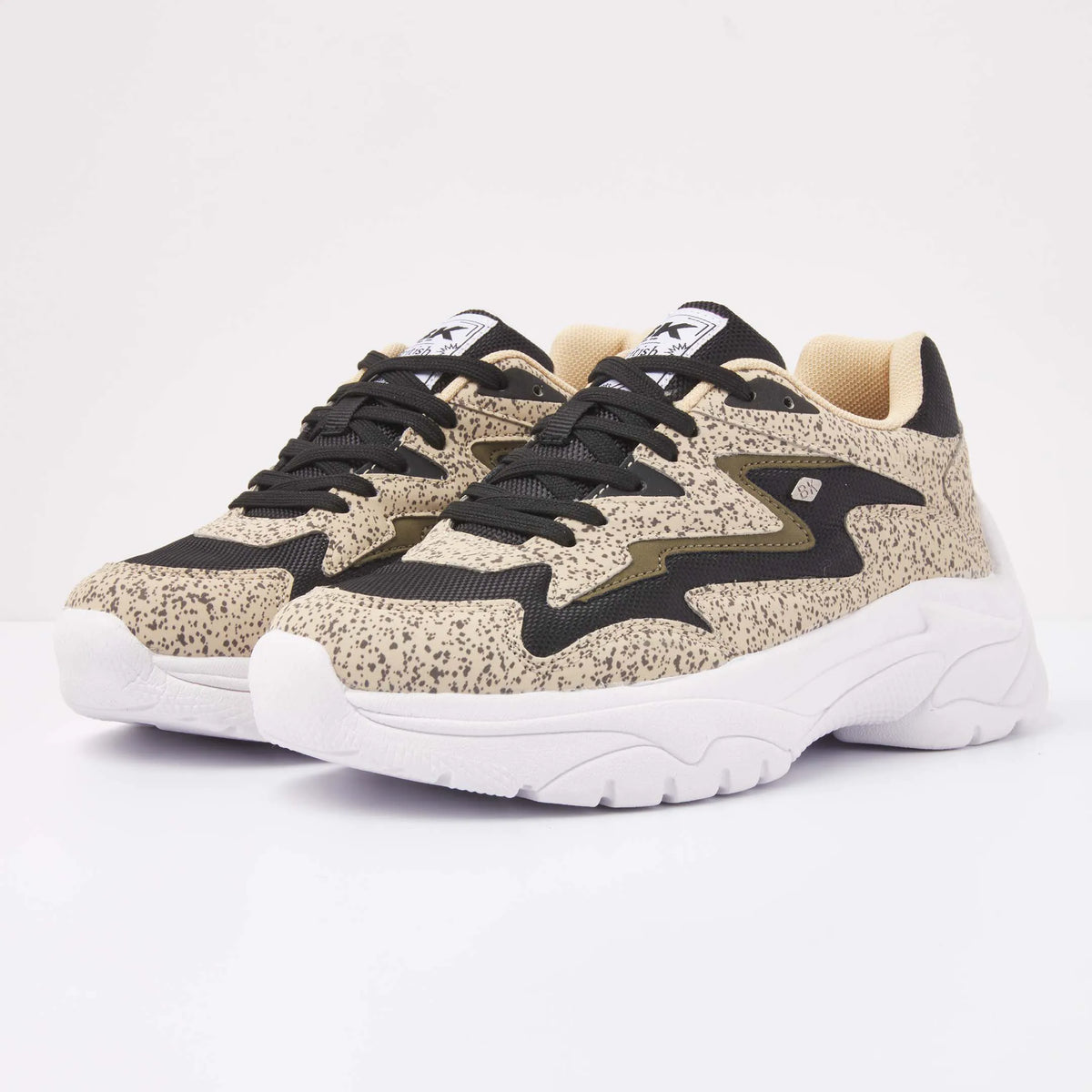 Beige Cheetah/Black