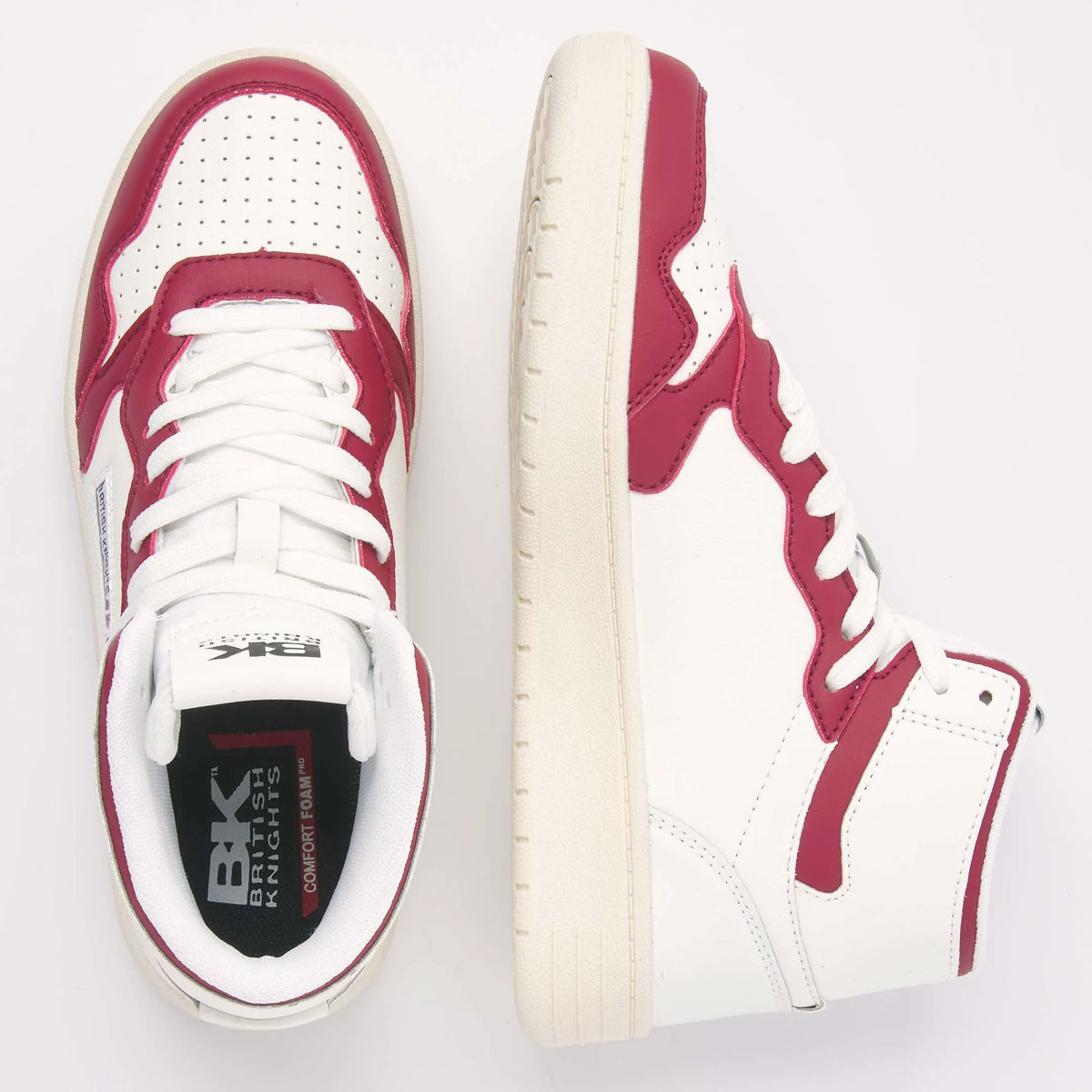 White/Warm Red
