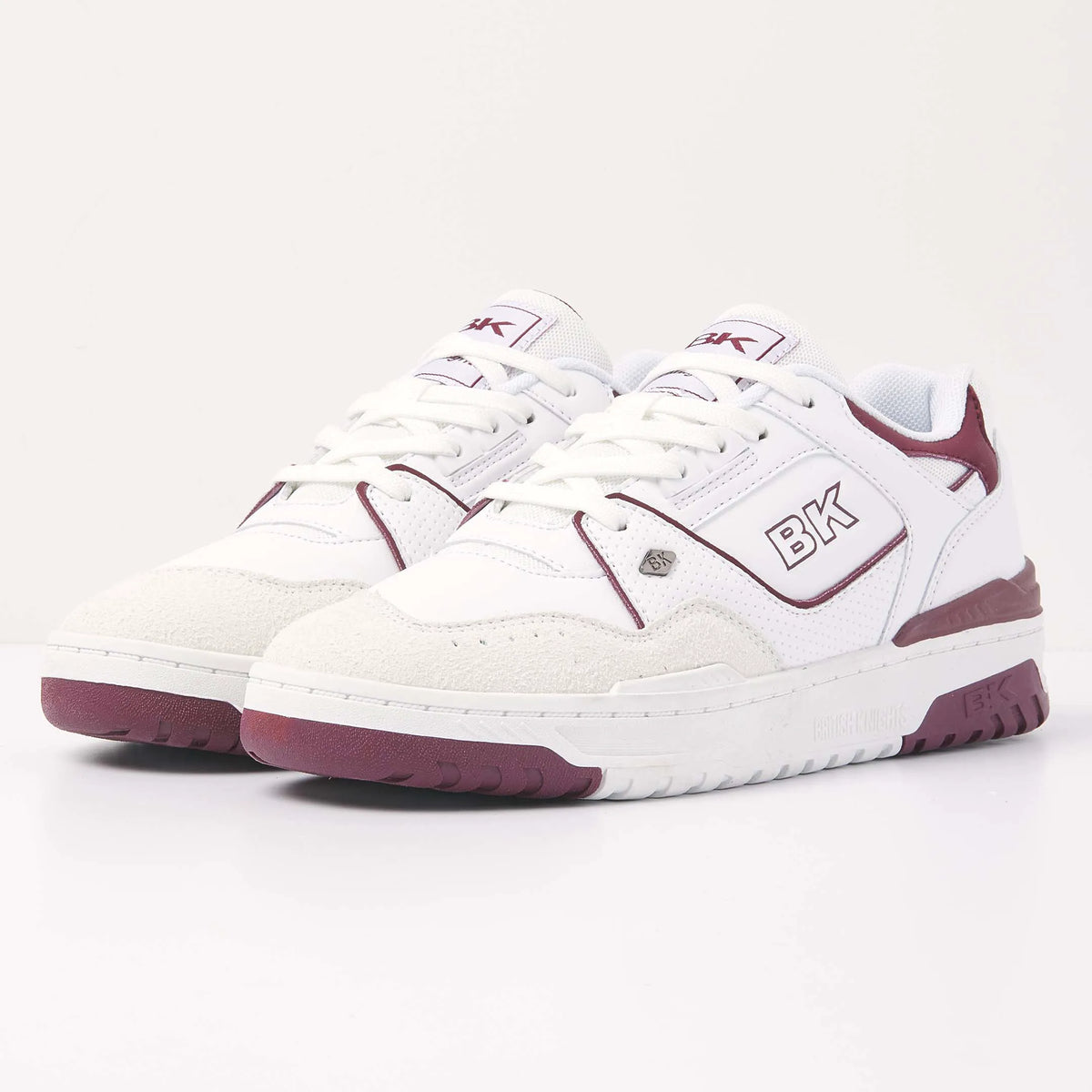 White/Burgundy/Off-white