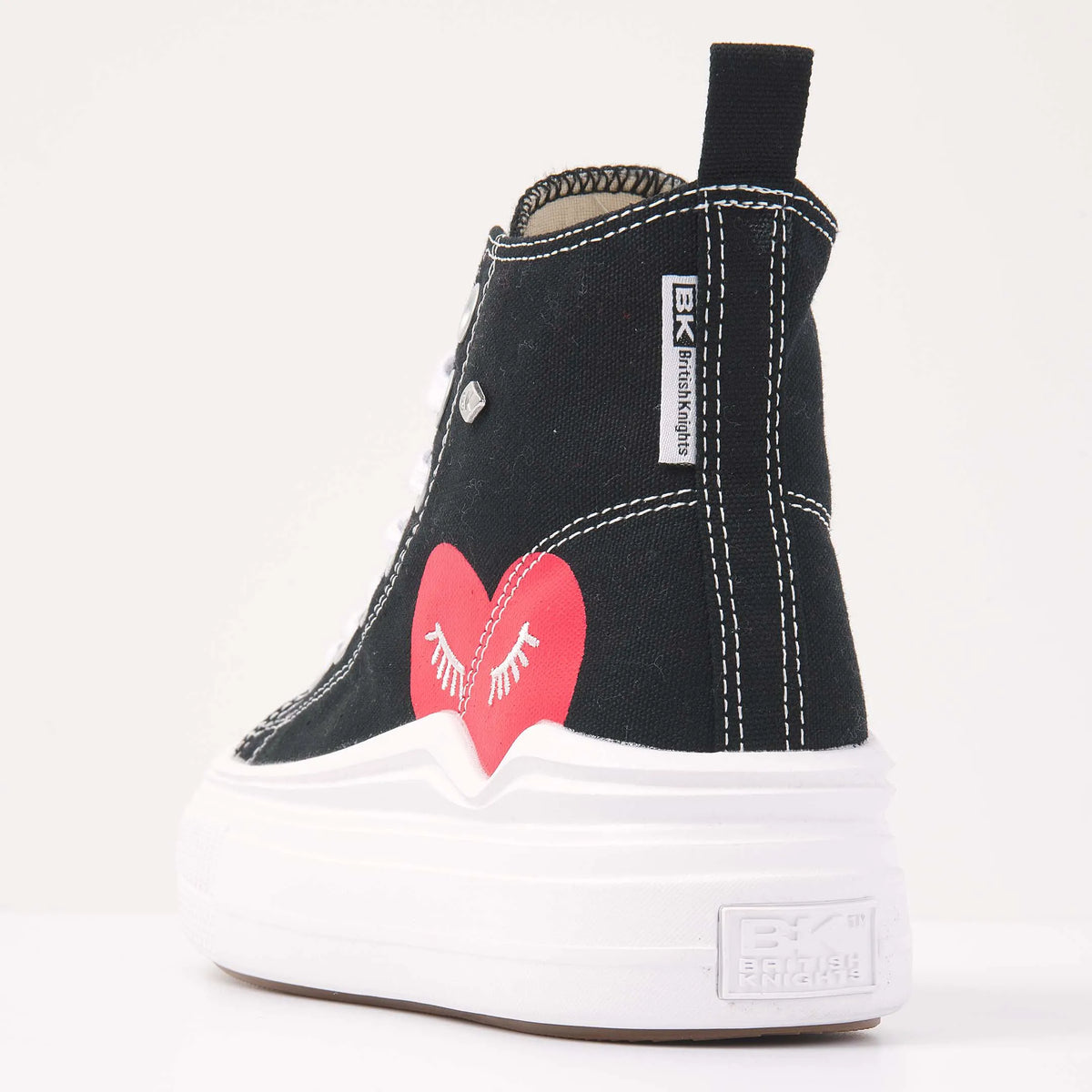 Black/Red Heart