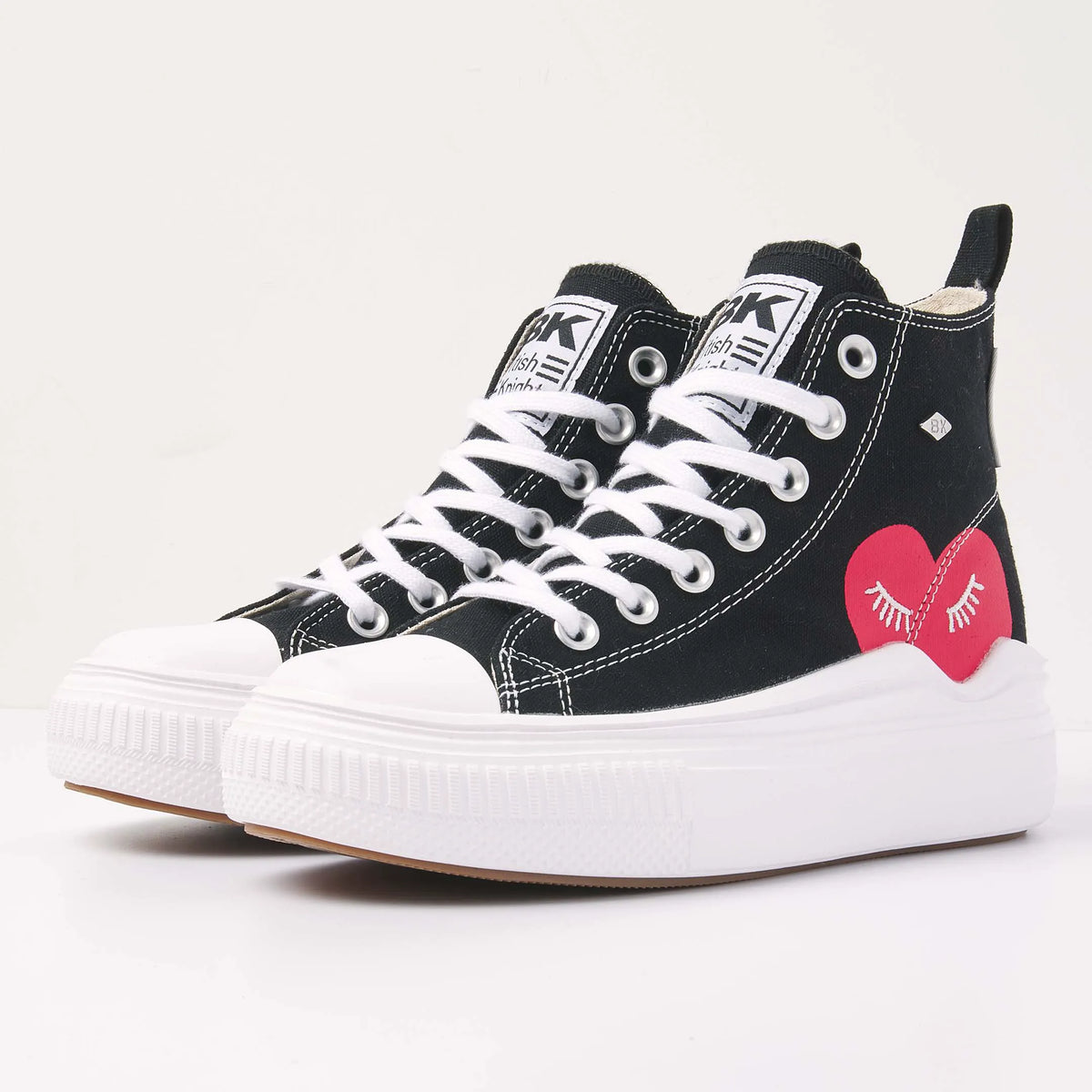 Black/Red Heart