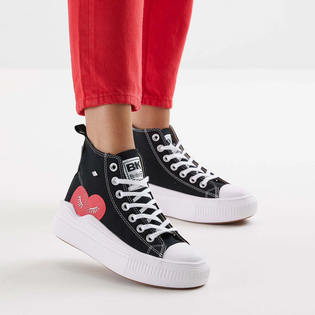 Black/Red Heart